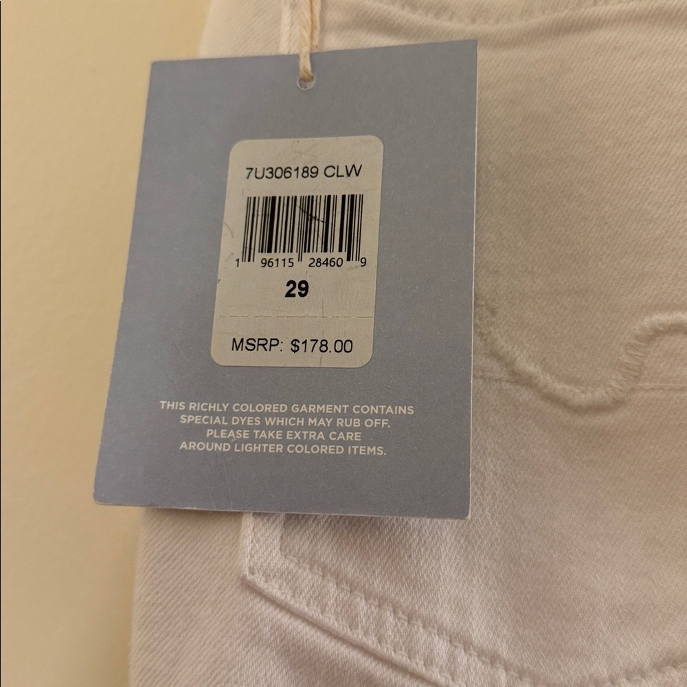7 For All Mankind B(Air) Kimmie Crop Contour Waist Skinny Jeans - Picture 6 of 6
